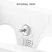 DAVID ARCHY Men's Underwear Briefs Micro Modal Dual Pouch Briefs Support Ball Pouch Comfortable Soft Briefs for Men 4 Or 7 Pack (L, White)