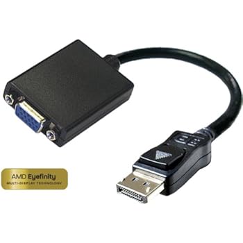 Accell DisplayPort to VGA Active Adapter - Certified for AMD Eyefinity