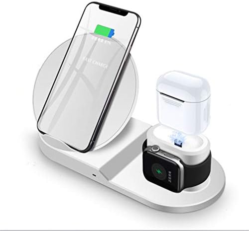 HOMECCLL 3 In 1 Fast Charging Qi Wireless Charger for Apple watch 1 2 3 Airpods For iPhone XS Max XR X 8 Plus Samsung S9 S8 Note 9