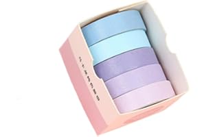 5pcs/Pack Favorite Series Colourful Washi Tape Set DIY Scrapbooking Sticker Label Masking Tape Office Supply Convenient Handl