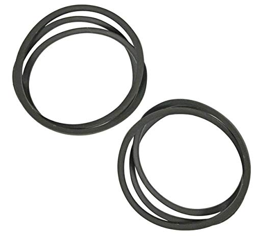 Podoy 144959 Deck Belt, 95 inches for Craftsman, Poulan, Husqvarna 130801, 138255, 532138255 Replacement CT2050C, GTH220, LT150 Lawn Mower Tractor (2 Pack)
