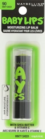 Maybelline Baby Lips Moisturizing Lip Balm #90 Minty Sheer 8 Hour Moisture view 2
