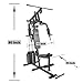 XtremepowerUS Multifunction Home Gym Fitness Station Workout Machine, w/ 100 Lbs Weightthumb 1