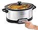Hamilton Beach Programmable Slow Cooker, 6-Quart with Clip-Tight Sealed Lid, Stainless Steel (33466)