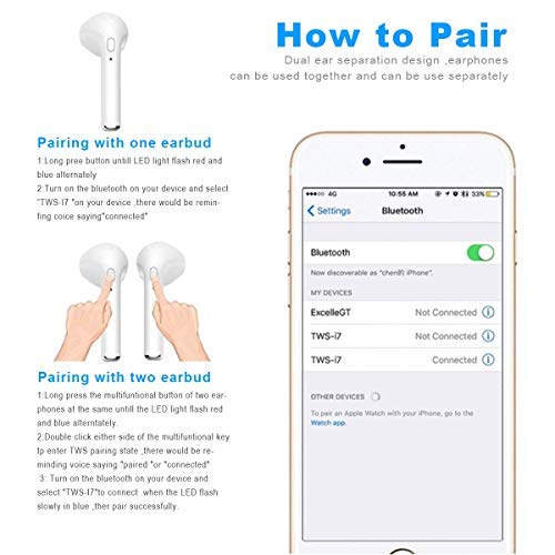 Wireless Bluetooth Headphones-Wireless in-Ear Headphones-Running Headphones for Women Men-Sport Bluetooth Earphones-Best Sport Wireless Earbuds-Outdoor Portable Bluetooth Earphones