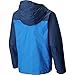 Columbia Big Boys Rain-Zilla Jacket, Super Blue/Carbon, Large
