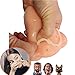 PMAG Perfect for Simulated Zits Acne Squeeze Nose Pimple Popping Stress Relief Toy for Adults Kids Teens Anxiety (Peach Nose)