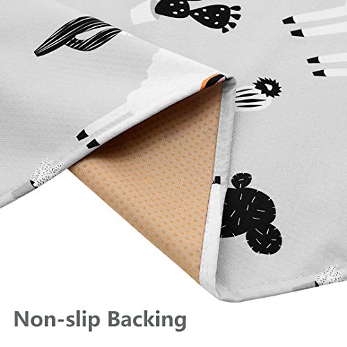 Splat Mat for Under High Chair/Arts/Crafts, Waterproof and AntiSlip Splash Mat Floor Protector