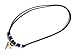 Exoticdream Real Shark Tooth Necklace Surfer Hawaiian Beach Boys Girls Men - Color White Bone (blue II)