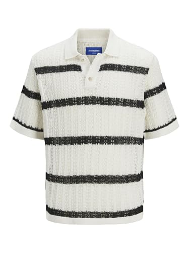 JACK & JONES Male Gestricktes Polo Gestreift Gestricktes Polo