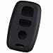 KEYGUARDZ Black Rubber Keyless Entry Remote Key Fob Skin Cover Protector