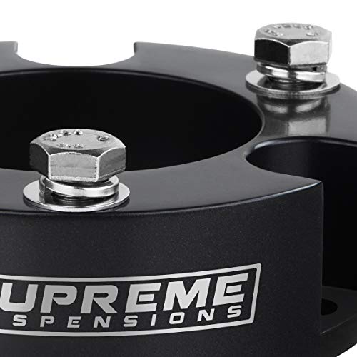 Supreme Suspensions - Toyota Sequoia Lift Kit 3" Front + 3" Rear Aircraft Billet Strut Spacers + High Density Polyurethane Spring Spacers
