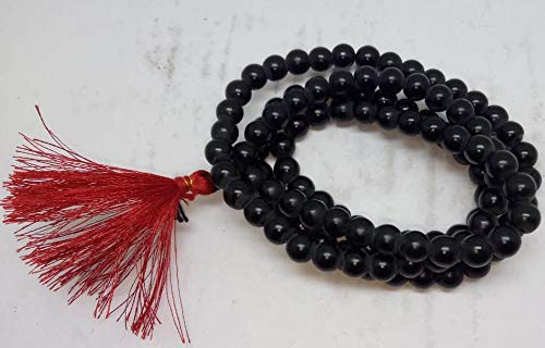 ARIHANT HANDICRAFTS Stone Shaligram Stones Mala (Black)