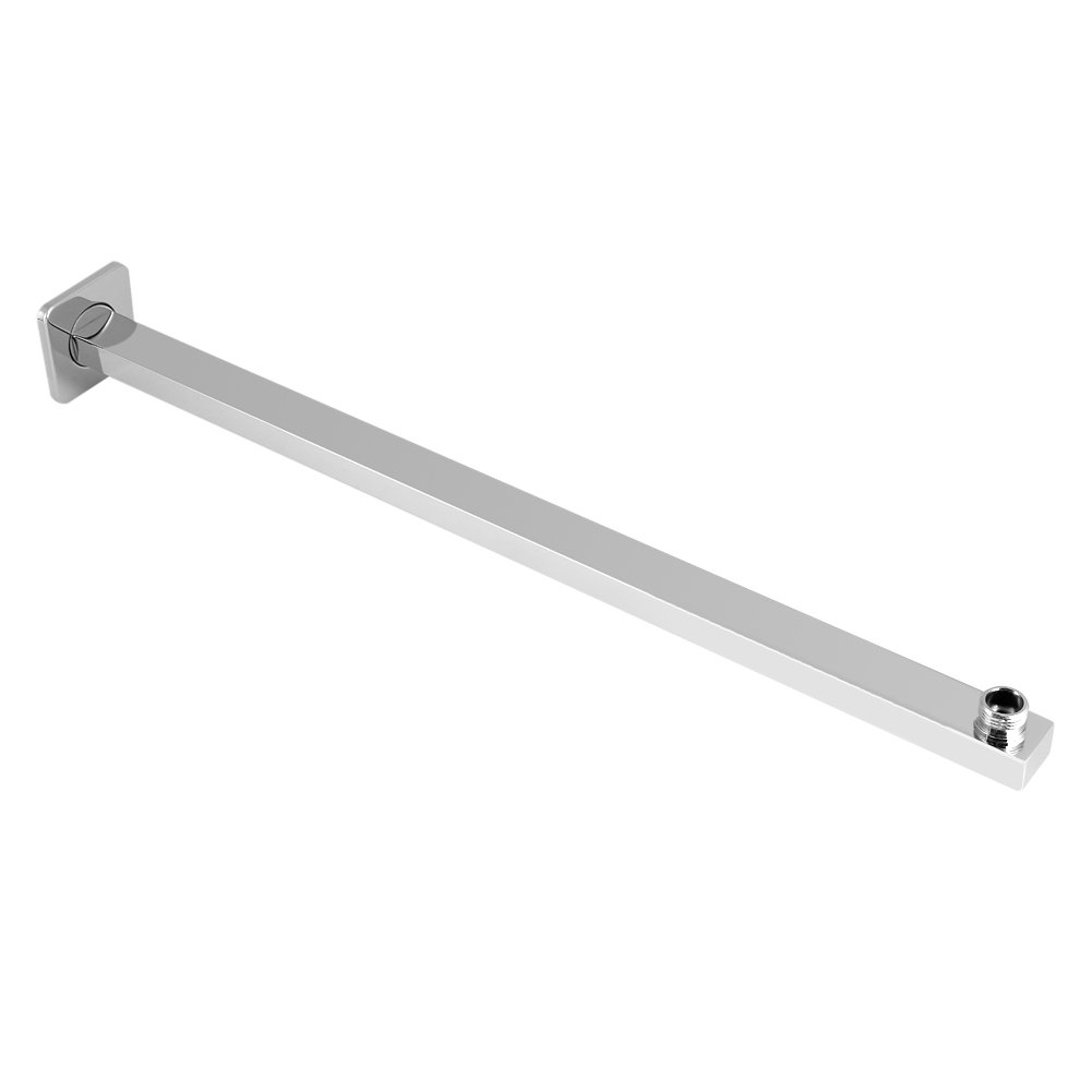 Atyhao 60cm Shower Arm Extension Stainless Steel Construction, Showers Heads Extensions Extender Pipe Arms Wall-Mounted