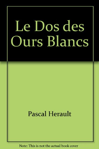 Le  dos des ours blancs