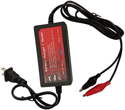 Battery Tender / Charger - Charges Batteries for Cars, ATV, Motorcycles, Boats, four wheelers - Great For Honda, Polaris and other ATV - 6v to 12v Capacity