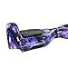 Shinymod 6.5 inch Self Balance Scooter Case Chrome Color Replacement Outer Shell Cover for 6.5'' Two Wheel Smart Self Balancing Electric Scooter (Case only, No Scooter)(Galaxy)