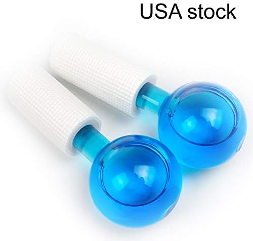 Magic Cool Roller Ball Facial Massage Tools for Face and Neck Ice Globe,Cryo Globes Magic