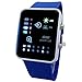 Carrie Hughes Boys girls Technological Sense Binary Digital LED Decoration Waterproof Sports Wrist Watches Blue CH186