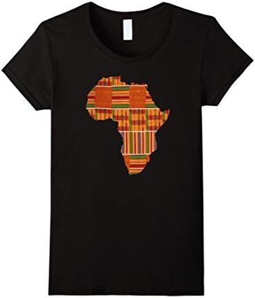 Women's AFRICA Shirt, Africa Tee, Africa T-Shirt, Map Of Africa Medium Black