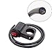 Hanperal 12V CNC Aluminium Motorcycle Handlebar Switch - Waterproof ATV Headlight Switch, Fog Light LED On/Off Control for 7/8
