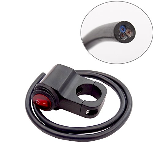 Hanperal 12V Motorcycle ATV Waterproof Handlebar Headlight Switch Fog Spot light LED On Off Switch