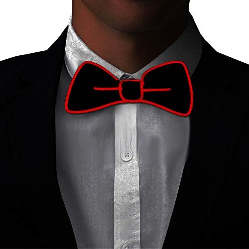Light Up BowTie Costume Accessory Perfect for Halloween Christmas Rave Party