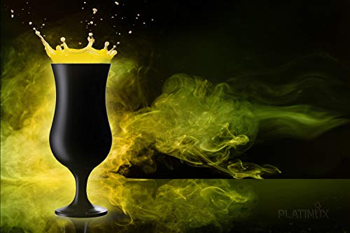 PLATINUX Schwarze Cocktailgläser max. 470ml aus Glas Set (6-Teilig) Longdrinkgläser Partygläser Milkshake Glas Groß – Bild 6