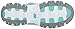 Skechers Sport Women's D'Lites Made to Shine Fashion Sneaker,white/blue/green,7 M US