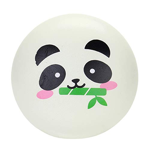 Mikilon Mini Panda Bread Bun Squishies Slow Rising Kawaii Squishy Toy Charms Mini Stress Balls Cellphone Straps Party Favors (Random Color 1 PC) - Thumbnail 2