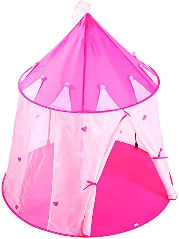 Princess Play Tent for Girls Pop up Playhouse Creates a Kingdom in Any Corner of The House with This Magical Castle for Kids - Pink