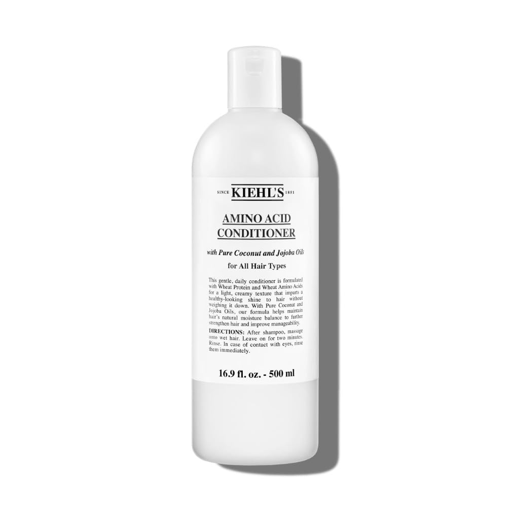 Kiehl's Amino Acid Conditioner, Strengthening and Moisturising Hair Treatment, Suitable for All Hair Types, 500Ml — image 1