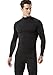 Tesla Men's Mock Long-Sleeved T-Shirt Cool Dry Compression Baselayer MUT72/TUT102/T11/T12