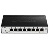 D-Link 8-Port EasySmart Gigabit Ethernet PoE Switch (DGS-1100-08P)