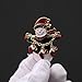 Cyber Monday GreatFun Christmas Brooches Xmas Pin Snowman Brooch Gold Crystal Brooch Christmas Gift