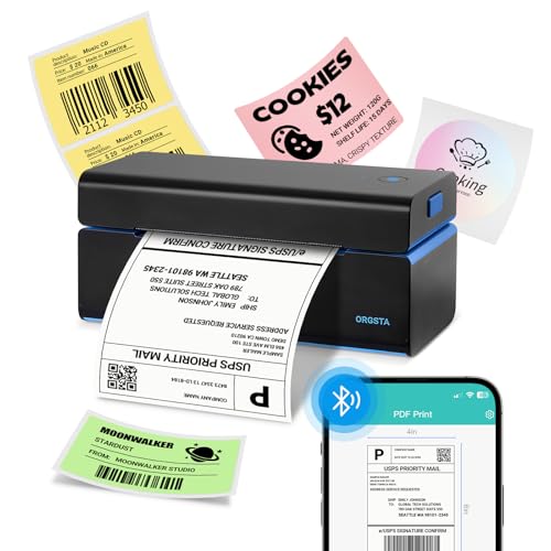 ORGSTA Bluetooth Thermal Shipping Label Printer