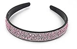 Yeshan Lovely Rhinestone and Crystal Beaded Handcraft Plastic Headband