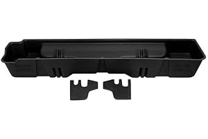 DU HA DU-HA Under Seat Storage fits 2007-2021 Toyota Tundra Double Cab with Factory Subwoofer | Black Heavy-Duty Back Seat Organizer | 60061