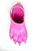 Clawz Shoes Unisex Kids' Classic Pink Rubber Clawz Clogs J2/3 US