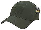 Rapdom Tactical Low Crown Structured Cap, Olive Drab