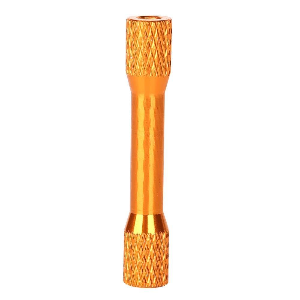 ViaGasaFamido 10 Pcs M3x35mm Standoff, Anodized Aluminum Alloy Multiple Color Internal Thread Knurled Edge Standoff Column Spacer for Drone, RC Multirotors (#3)
