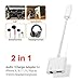 Headphone Jack Adapter Dongle for iPhone Xs/Xs Max/XR/ 8/8 Plus/X (10) / 7/7 Plus Adapter to 3.5mm Splitter Converter Compatible Charger and Listen to Music Aux Adapter Audio + Charge Adapto IOS12thumb 2