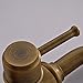 Vintage Deck Mount Single Hanle Control Single Hole Mixer Taps Swivel Lavatory Basin Taps Basic Style Antique Brass Tall Spout Vessel Bathroom Faucet (# 4)