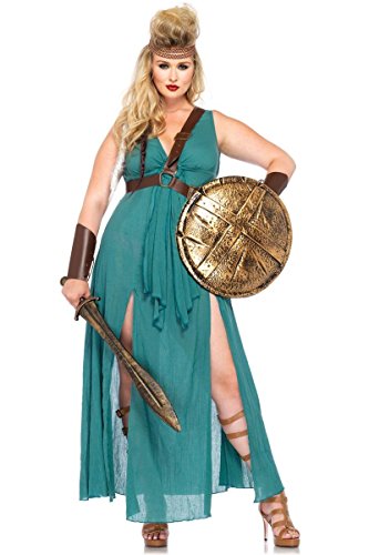 Leg Avenue Women's Plus-Size 4 Piece Warrior Maiden