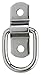 CURT 83732 1 x 1-1/4-Inch Surface-Mounted Stainless Steel Trailer D-Ring Tie Down Anchor, 1,200 lbs Capacity