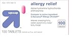 Up&Up Allergy Relief Tablets, 100ct, Compare to Benadryl Ultratab