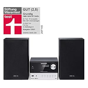 Grundig CMS 3000 BT DAB HiFi-systeem zwart,zwart