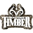 Realtree Timber 4 Inch State Shape Vinyl Decal Sticker