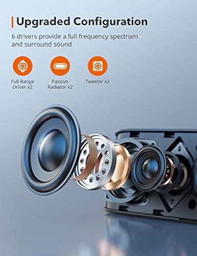 TaoTronics Computer Speaker, Bluetooth Wireless PC Soundbar