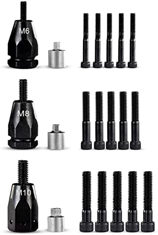 KIARUO M6 M8 M10 Metric Self-Locking Rivet Nut Gun Head, Use for Model ...